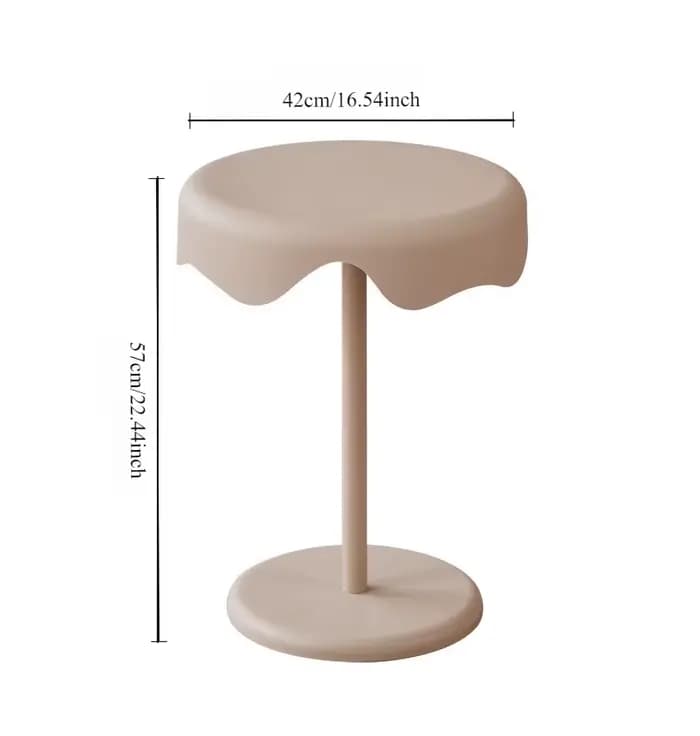 Porte-glace de célébrité d'internet, table basse mobile, petite table d'appoint, table de chevet, ta