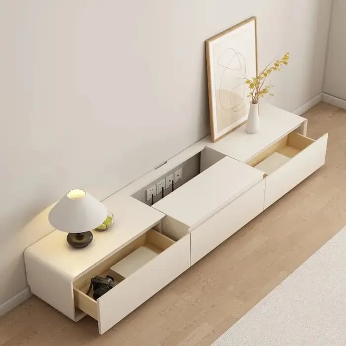 Organisateur nordique meuble Tv montage au sol Design De luxe meuble Tv étagère tiroirs Muebleso De