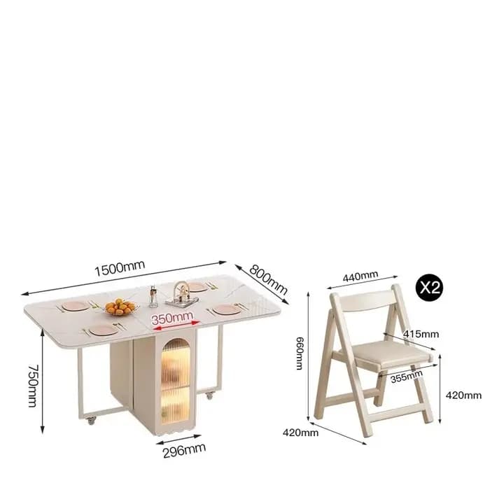 Mini Table à manger extensible