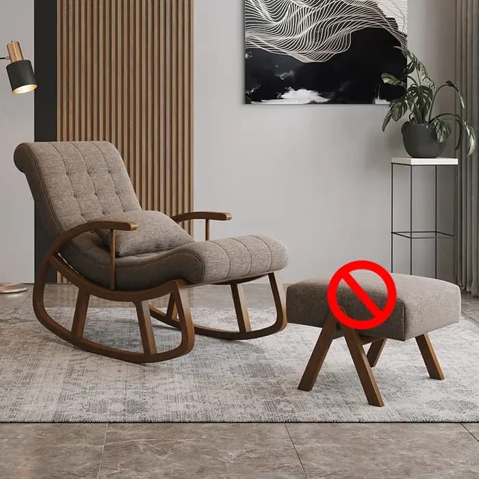 Chaises inclinables à bascule ergonomiques, Support de coude moderne, repose-pieds, Design confortab
