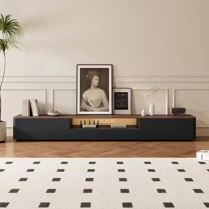 Meuble TV Nordique Vertical au Design Unique