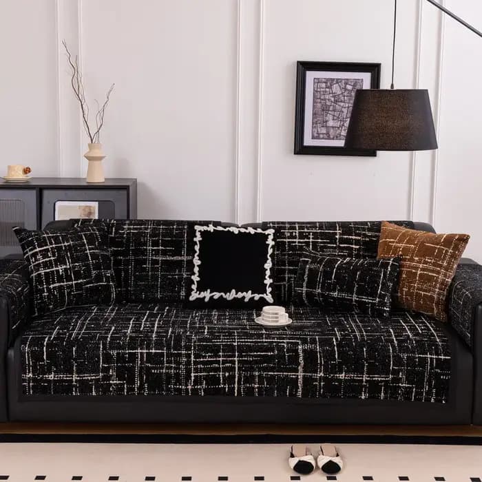 Housse de canapé de luxe légère et moderne