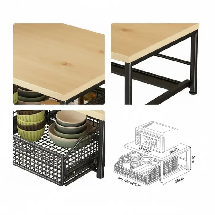 Étagère de rangement de bureau moderne