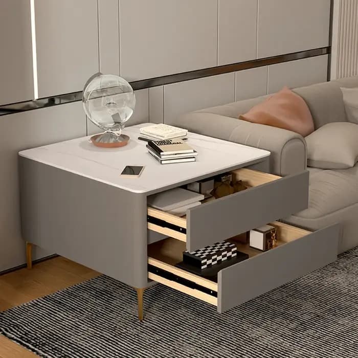 Meubles de Salon Modernes de Luxe : Vitrine Tendance au Design Esthétique Délicat