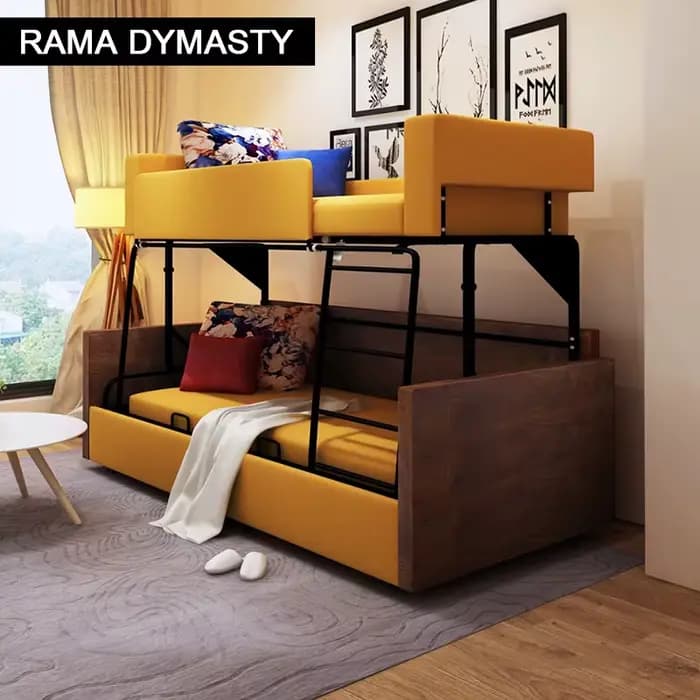 RAMA DYMASTY-Canapé-lit fonctionnel, lit superposé à la mode, meubles de salon