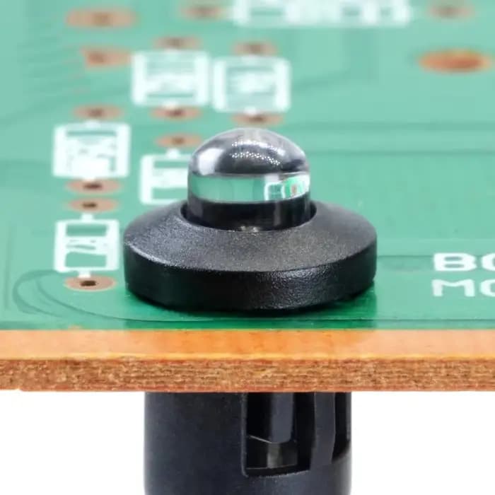 Support de Diode LED pour lampe, 100 pièces, 3mm 5mm, Clip en plastique noir, support de prise de lu