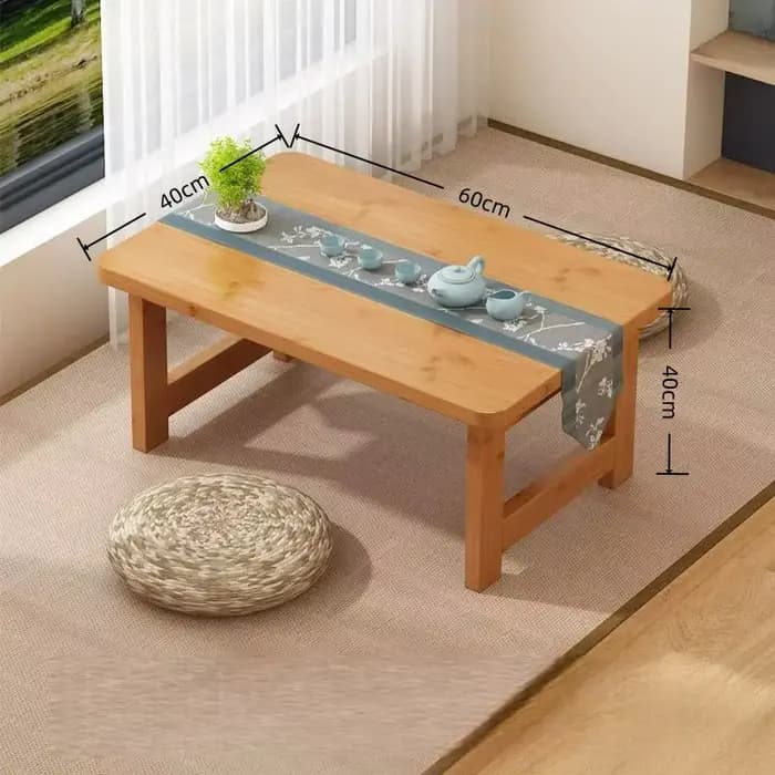 Table basse de style japonais Tatami, table basse pour fenêtre en baie, balcon, table basse pliable
