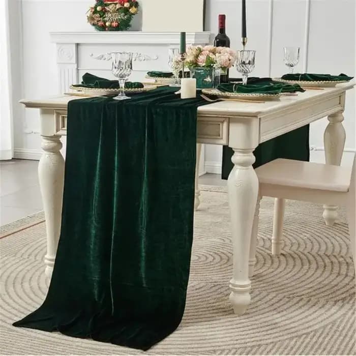 Décoration de Table chemin de Table en velours de Style européen
