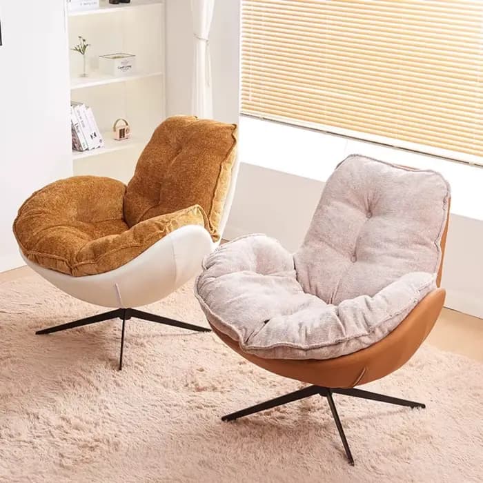Chaises pivotantes modernes de jeu confortables avec coussins
