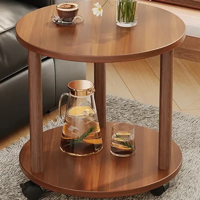 Table d'appoint Simple en bois, petite Table d'appoint moderne et Unique, peu encombrante, pour cham