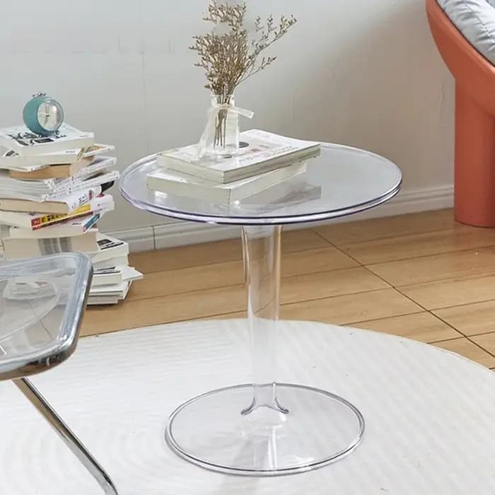 Tables basses nordiques Table ronde minimaliste moderne salon