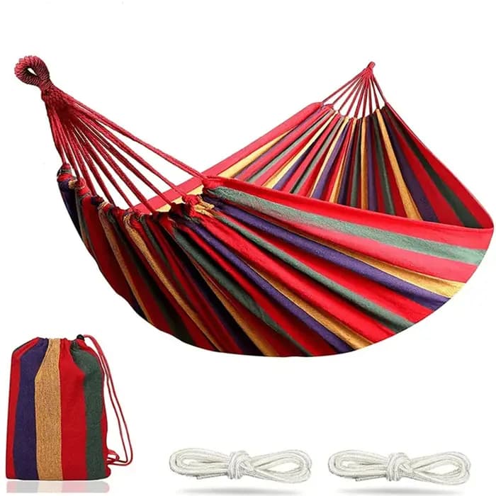 Hamac simple en toile épaisse et large