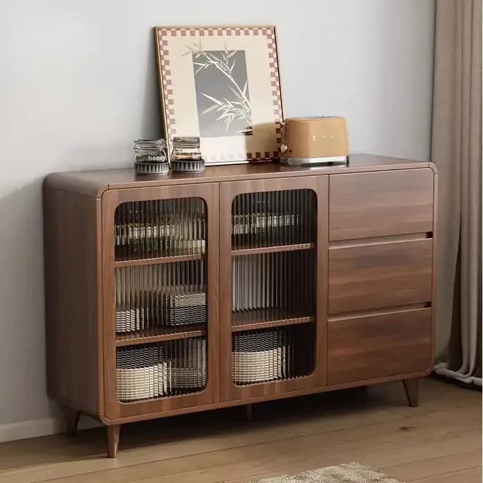 Meuble de présentation de luxe pour salon