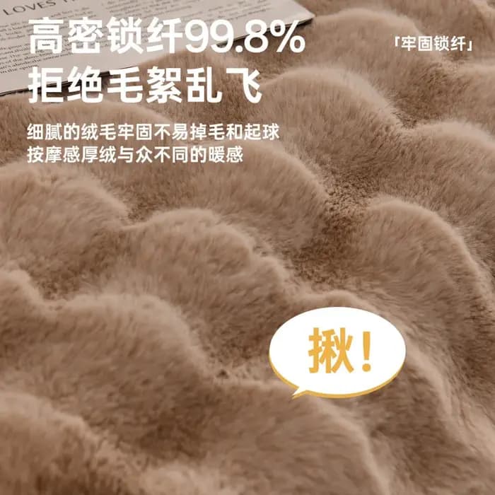 Nouveau 2025 hiver housse de canapé épais en peluche fausse fourrure de lapin antidérapant