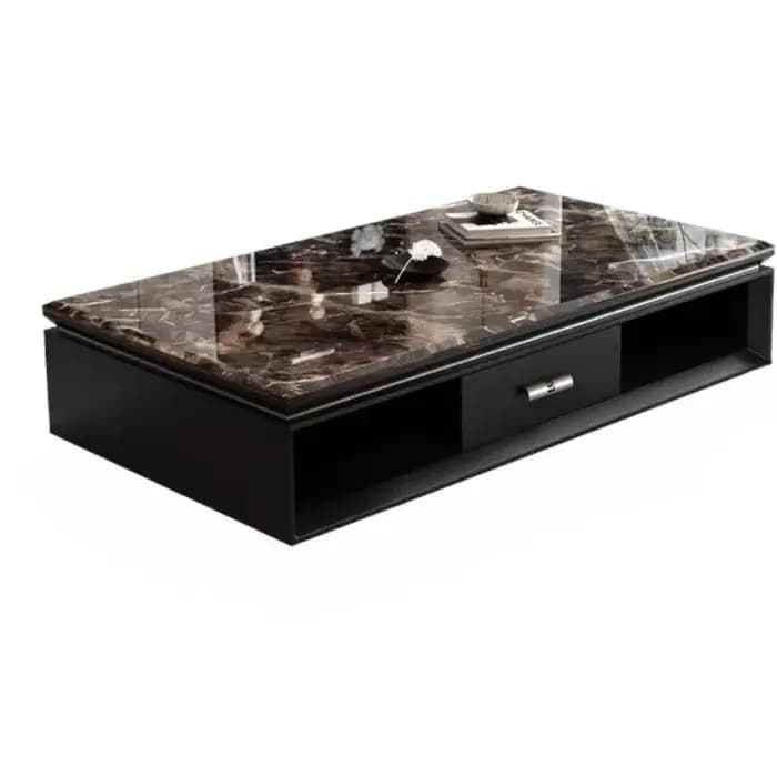 Table basse De luxe au sol minimaliste Glam clair