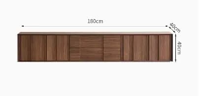 Meuble Tv élégant du milieu du siècle rétro minimaliste Unique meuble Tv de luxe moderne Glamour Mob