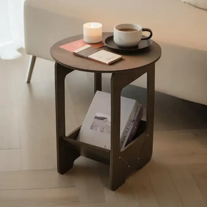 Canapé de 14 pouces, Table d'appoint, Table de chevet de chambre à coucher, épissage multifonctionne