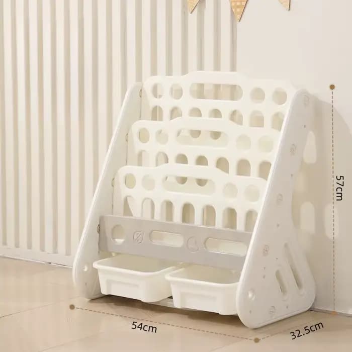 Étagère de rangement 2 en 1 pour enfants