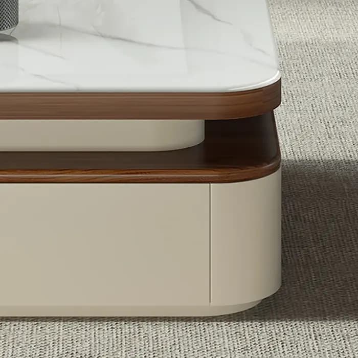 Table basse Design esthétique peu encombrante Tables basses De luxe minimalistes rangement moderne Mesa De Centro meubles De salon