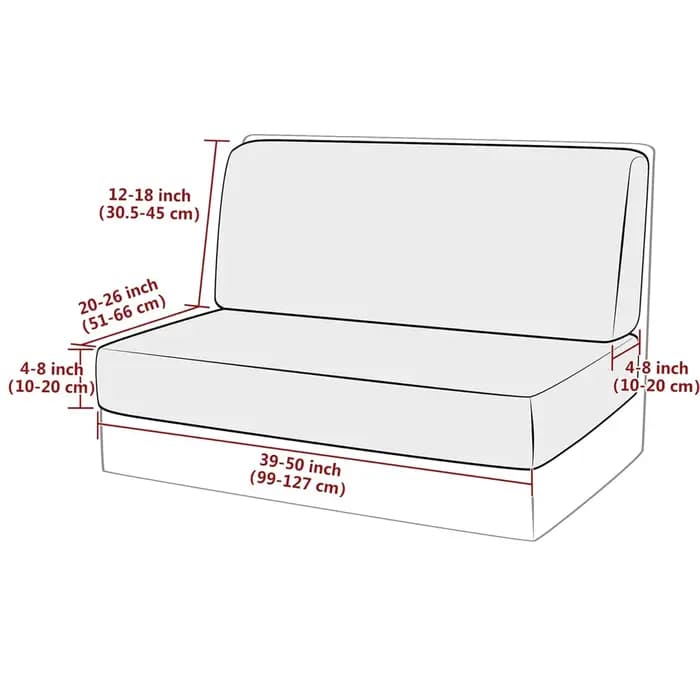 Housses de coussin de dinette de camping-car en velours