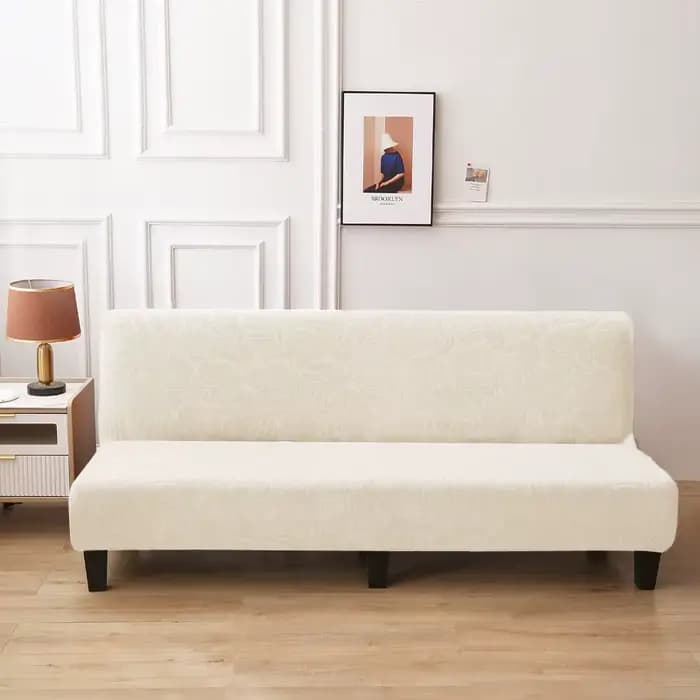 Juste de protection imperméable pour canapé-lit sans bras, housses de canapé pliantes, protecteur de
