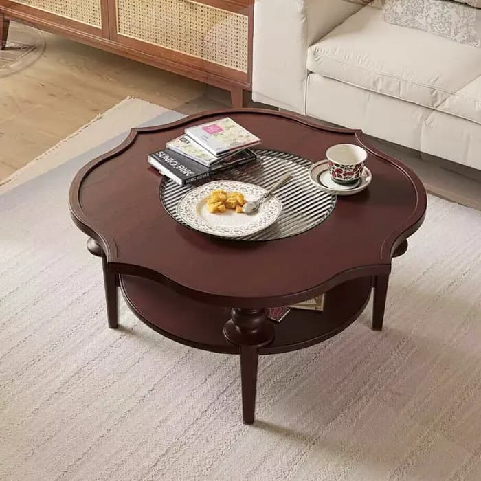 Table basse Unique à la mode Glam avec rangement chambre