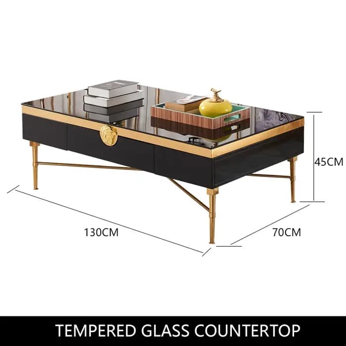 Table basse marocaine en acier inoxydable
