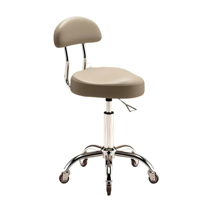 Tabouret de Salon de beauté avec dossier, tabouret pivotant réglable pour techniciens d'ongles, coif