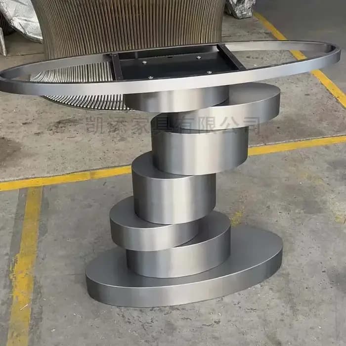 Table d'appoint murale étroite de luxe léger italienne