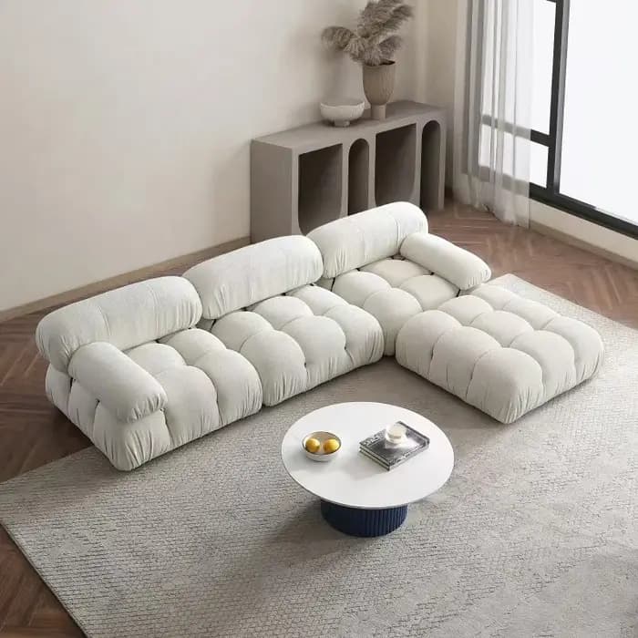 Canapés de salon modulaires nordiques Design Unique minimaliste Glamour