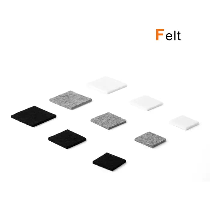 Patins de protection en feutre pour pieds de chaise et de table, épaisseur 3mm, carrés, auto-adhésifs, antidérapants, anti-bruit, anti-rayures pour sols