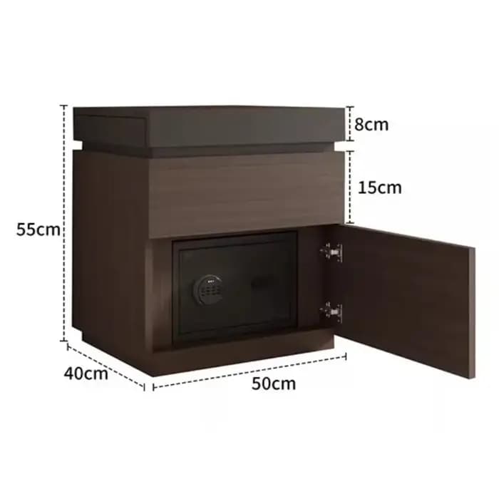 Table de chevet nordique minimaliste