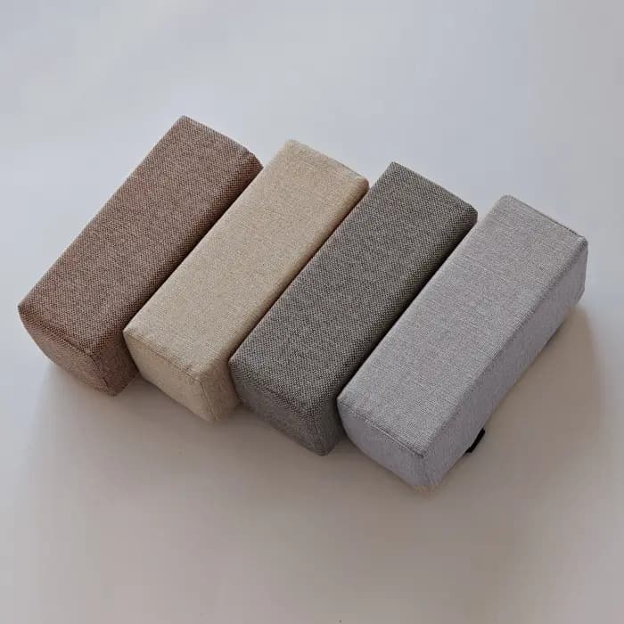 1pc coton lin mousse coudière oreiller chaise accoudoir coussinets Support