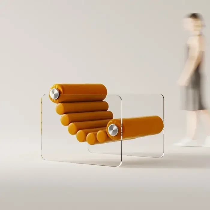 Chaises inclinables design fauteuil Accent de jeu individuel chaises de Salon confortables Fauteuil