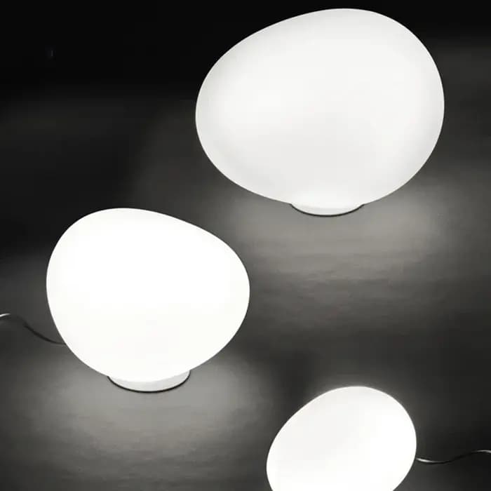 Lampe de Table design italien lampadaires en verre pour salon chambre étude bureau décor lumière maison E27 pavé veilleuse