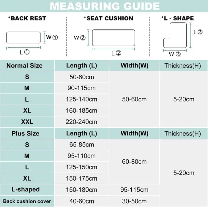 Housse de coussin de canapé imperméable