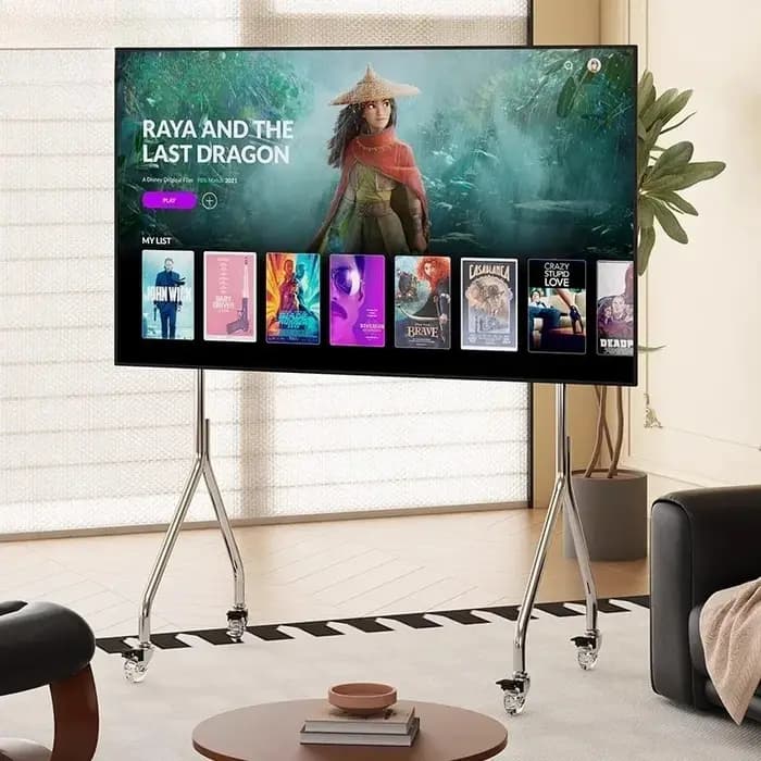 Meuble TV multifonctionnel en acier inoxydable, luxe, avec étagère de rangement, pour salon, bureau, chambre à coucher, téléviseurs de 32 à 75 pouces, moderne et Simple