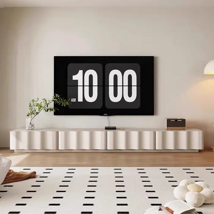 Ornement blanc meuble Tv organisateur salon Design moderne