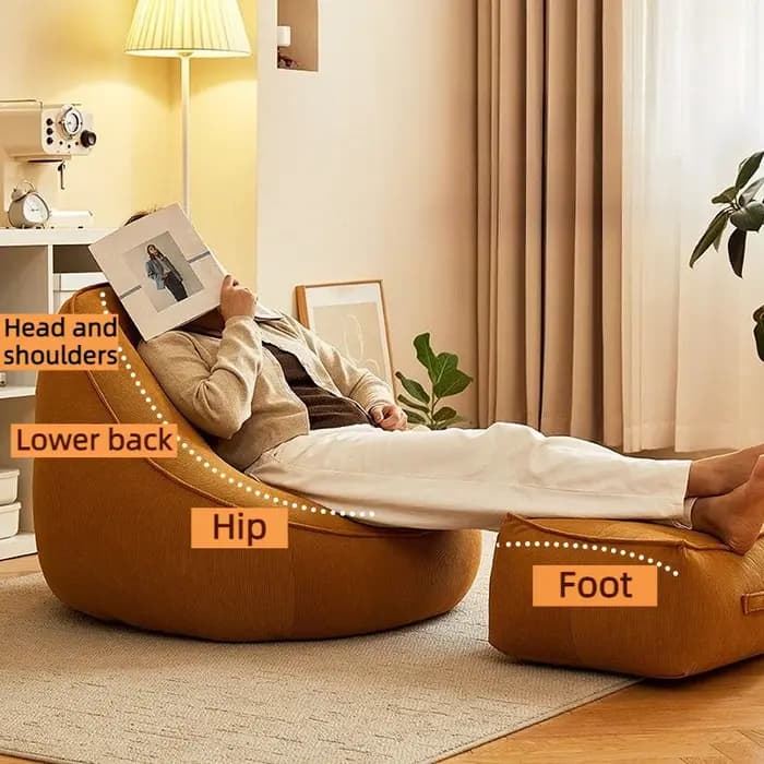 Fauteuil Poire Individuel Sans Cadre pour Salon