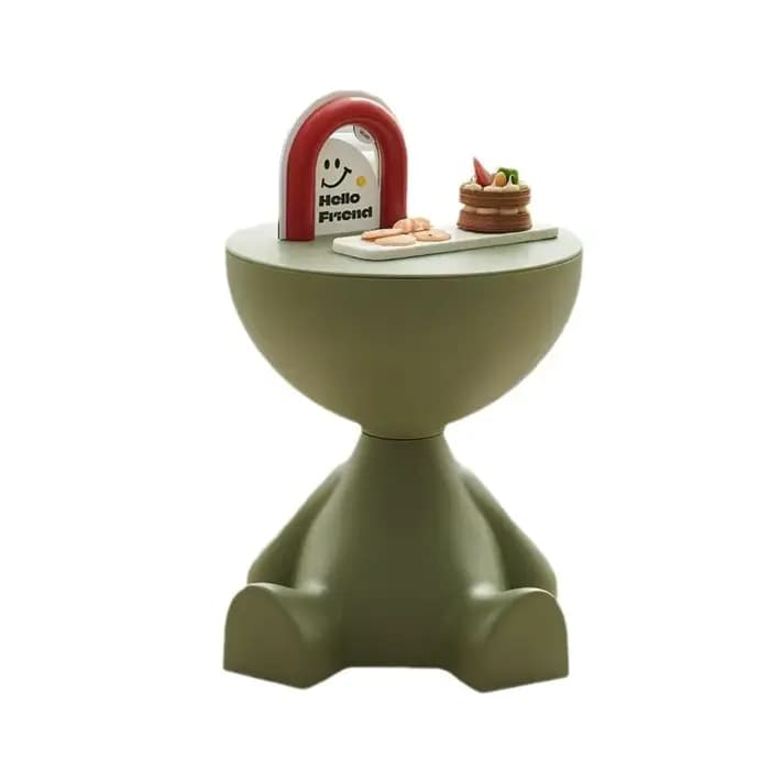 Table basse plate en plastique de style simple DE 2 pour la maison