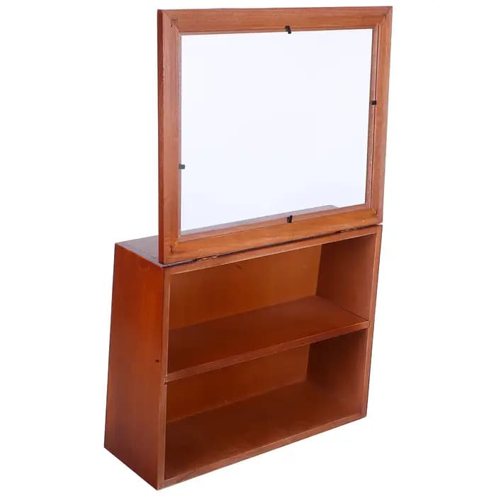 Vitrine en bois avec porte en acrylique