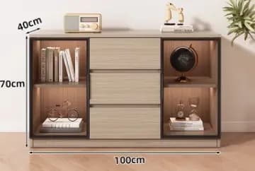 Meuble Tv rétro Glamour français élégant minimaliste poignées en métal meuble Tv beauté moderne Szaf