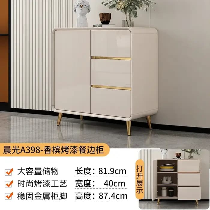 Organiseur de fichiers blanc Glamour, armoire blanche, armoires de salon, commode pour chambre à coucher, commode esthétique, commode Kast
