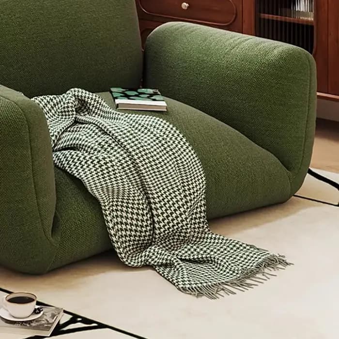 Canapé de salon de luxe élégant avec fauteuils inclinables