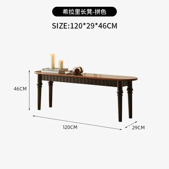 Banc vintage style nordique wabi-sabi maison en bois massif pour chaussures tabouret médiéval chambre design corde tissé