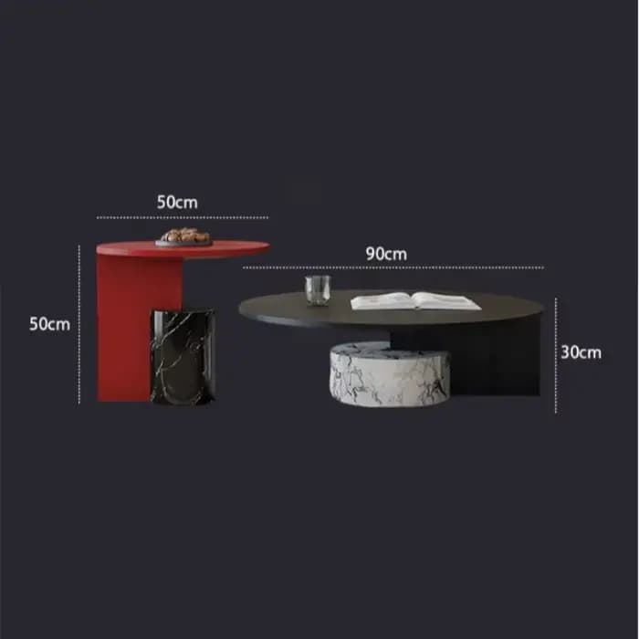 Table basse d'angle vintage