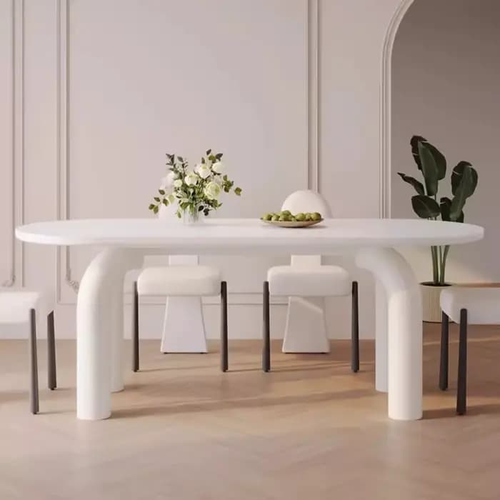 Table de salle à manger nordique de luxe pour salon