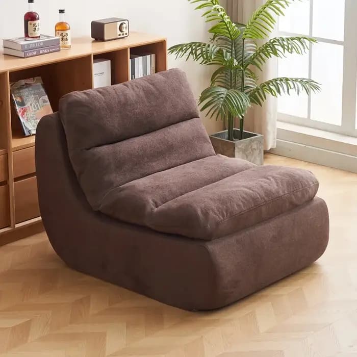 Canapé simple compressé avec remplissage en éponge, détachable, lavable, relaxant, confortable, baie