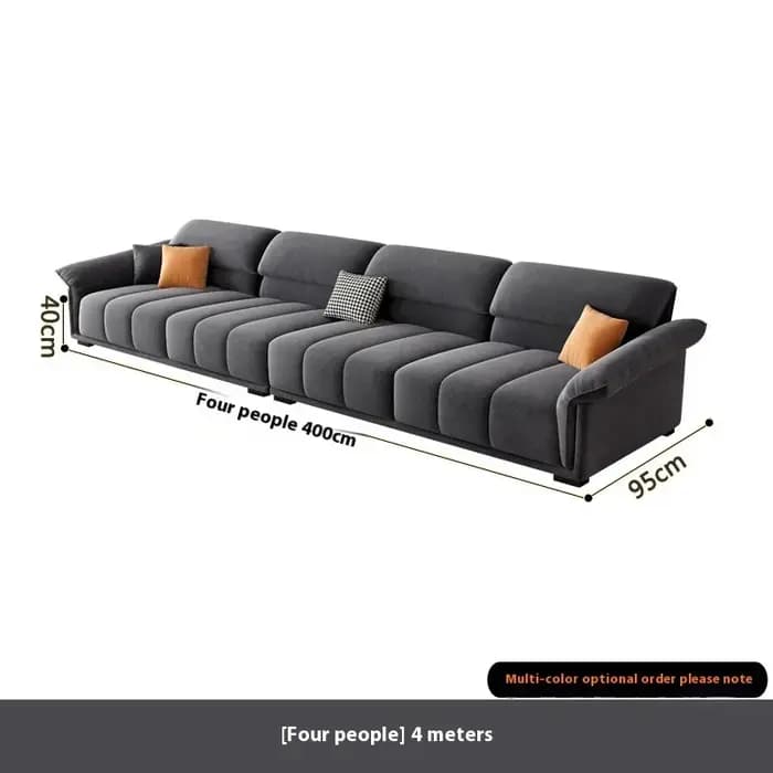 Canapé européen de luxe salon sectionnel minimaliste