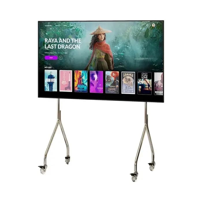 Meuble TV multifonctionnel en acier inoxydable, luxe, avec étagère de rangement, pour salon, bureau,